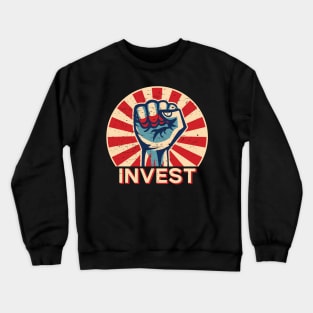 Poor People Invest Hedge Fund Short Selling Crewneck Sweatshirt